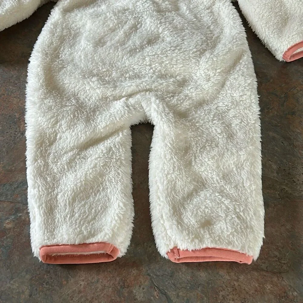 Eddie Bauer Baby Bunting 12 mo fleece One Piece Outdoor Winter Outfit